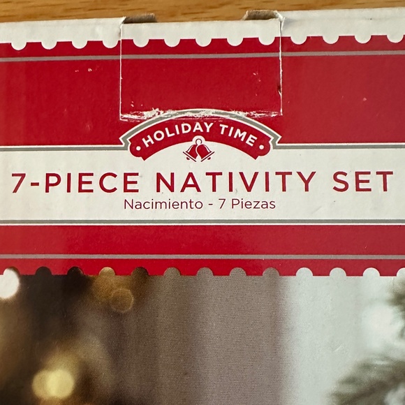 Nativity Set Holiday Time 7-Piece Child Like Figures - Picture 9 of 10